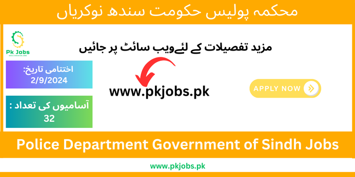 Police Department Government of Sindh Jobs