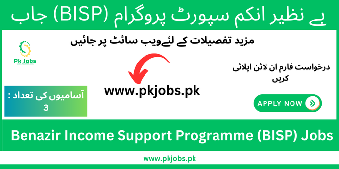 Benazir Income Support Programme (BISP) Jobs