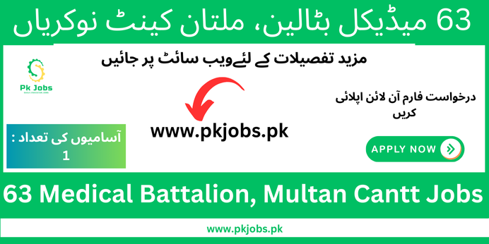 63 Medical Battalion, Multan Cantt Jobs